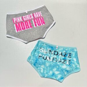 🍦NEW!🍦Victoria’s Secret PINK Boyshorts Set of 2